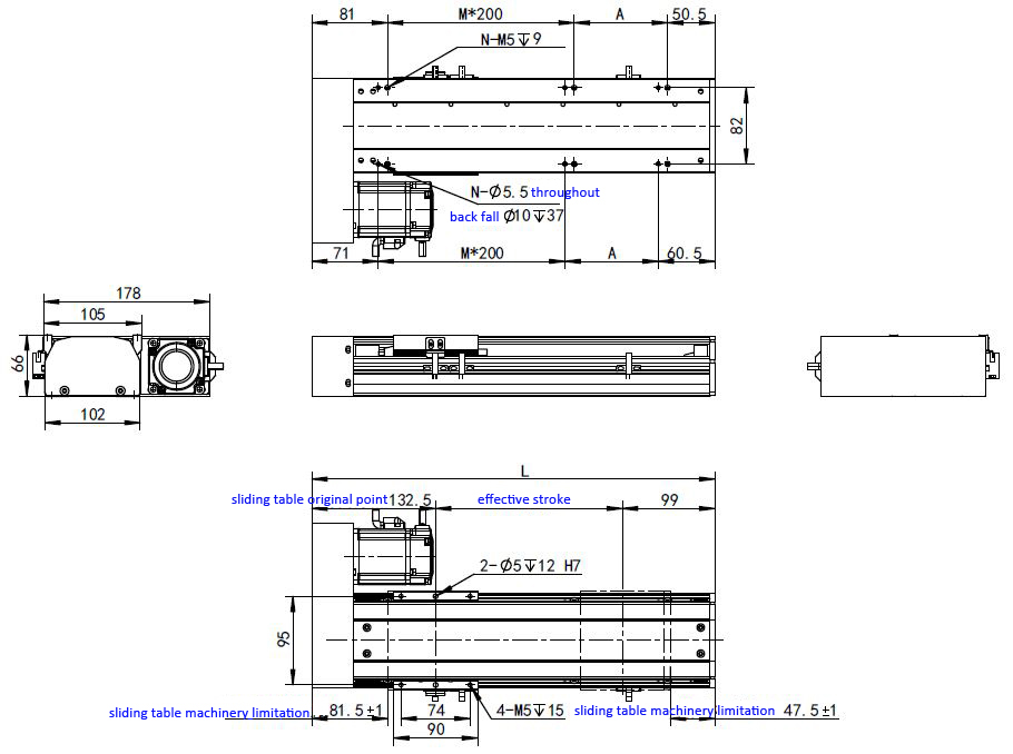 Modul Sekrup Bola CNC Modul Slide Linier